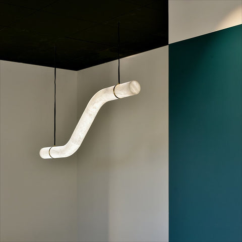 Infinity Pendant Alabaster Lamp