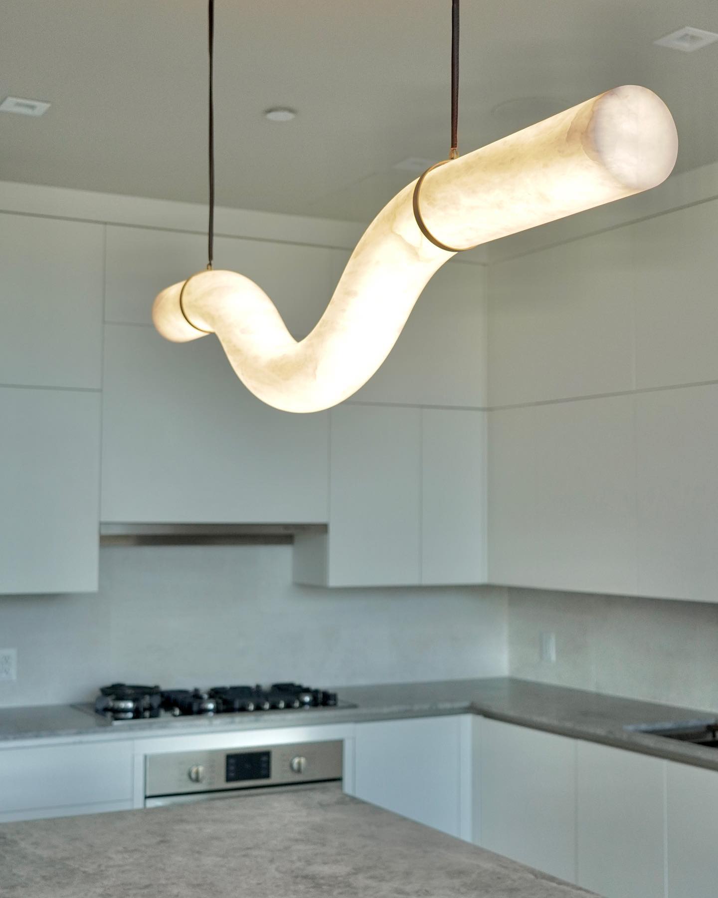 Infinity Pendant Alabaster Lamp