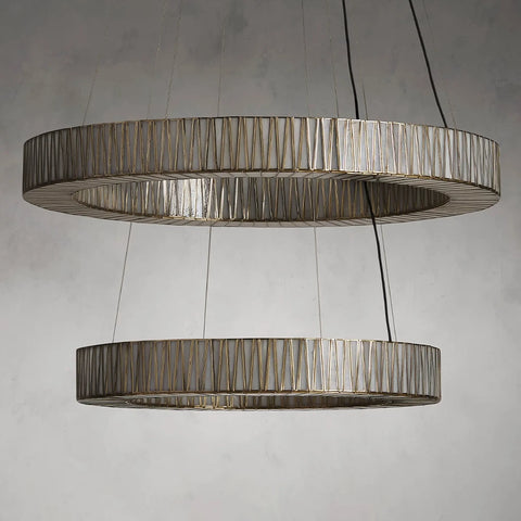 Jet 2-Tier Round Chandelier