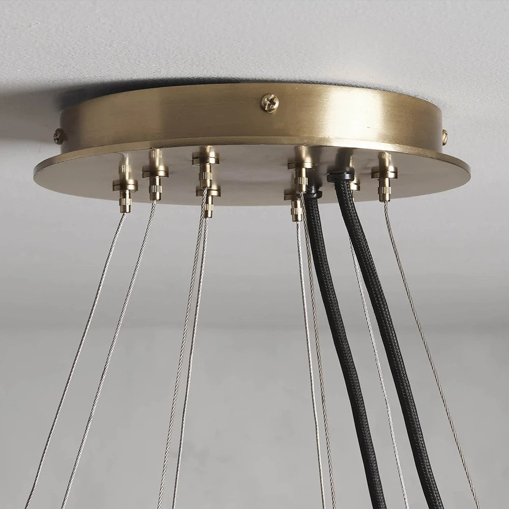 Jet 2-Tier Round Chandelier