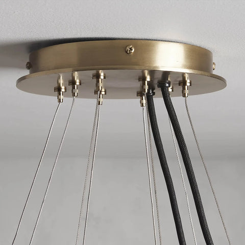 Jet 2-Tier Round Chandelier