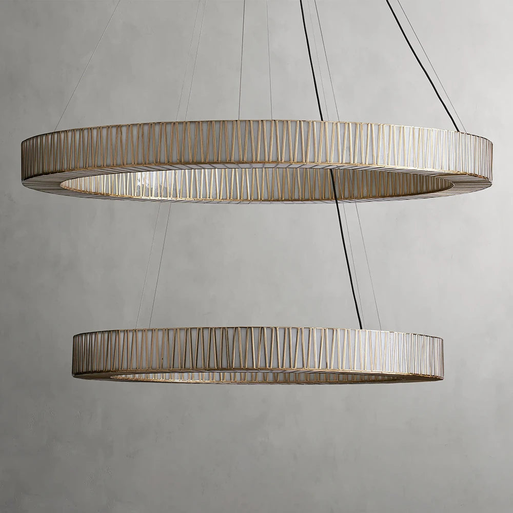 Jet 2-Tier Round Chandelier