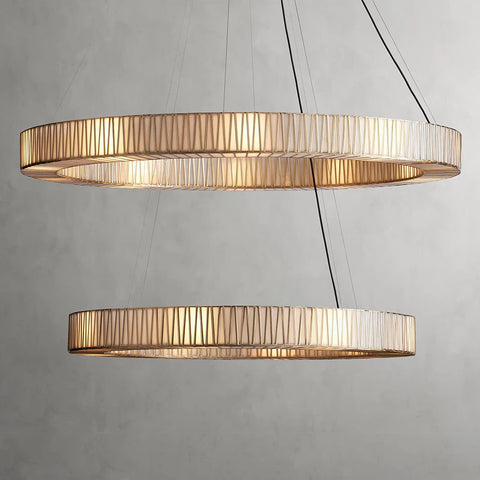 Jet 2-Tier Round Chandelier