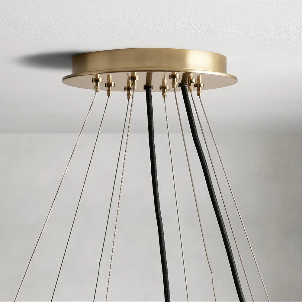 Jet 2-Tier Round Chandelier