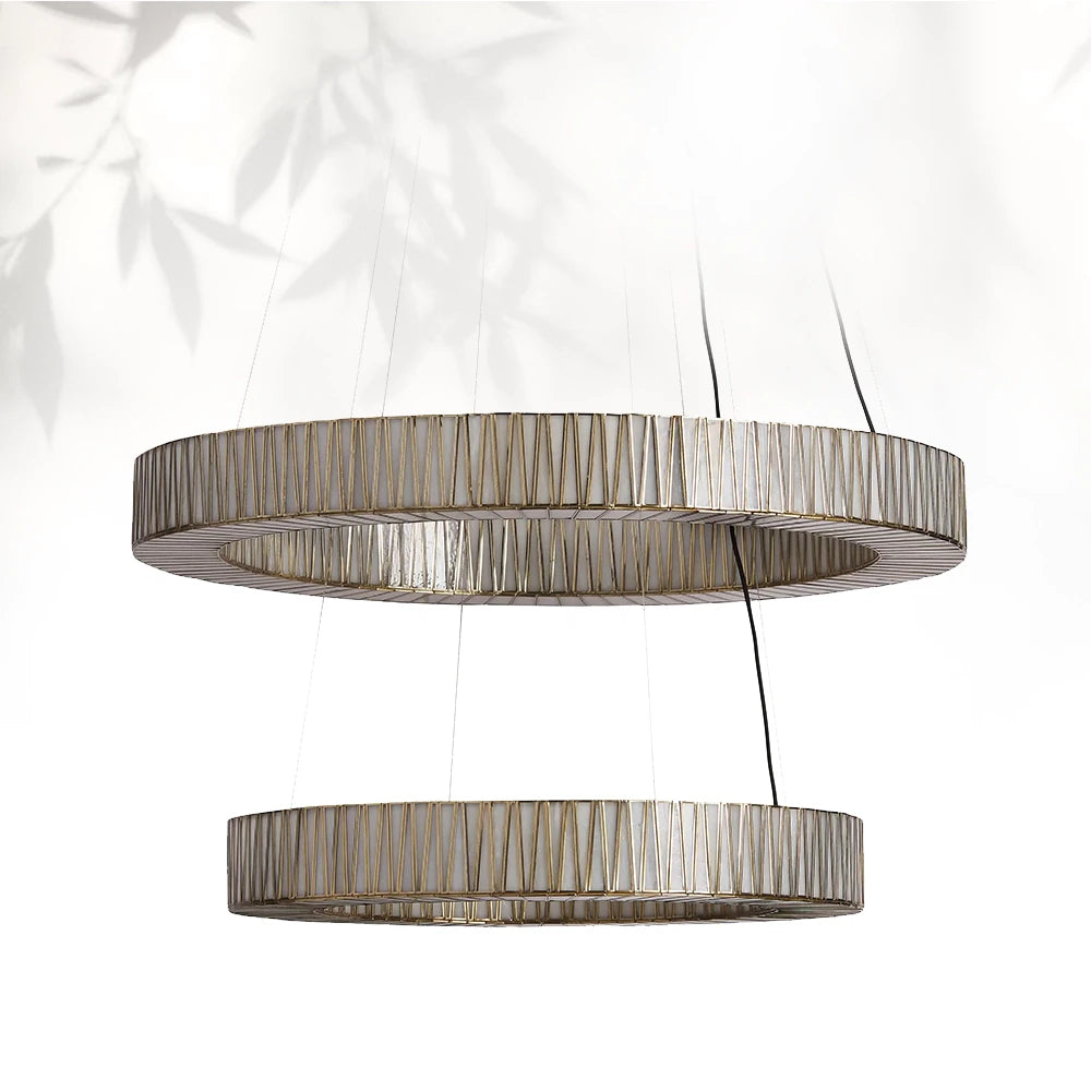 Jet 2-Tier Round Chandelier