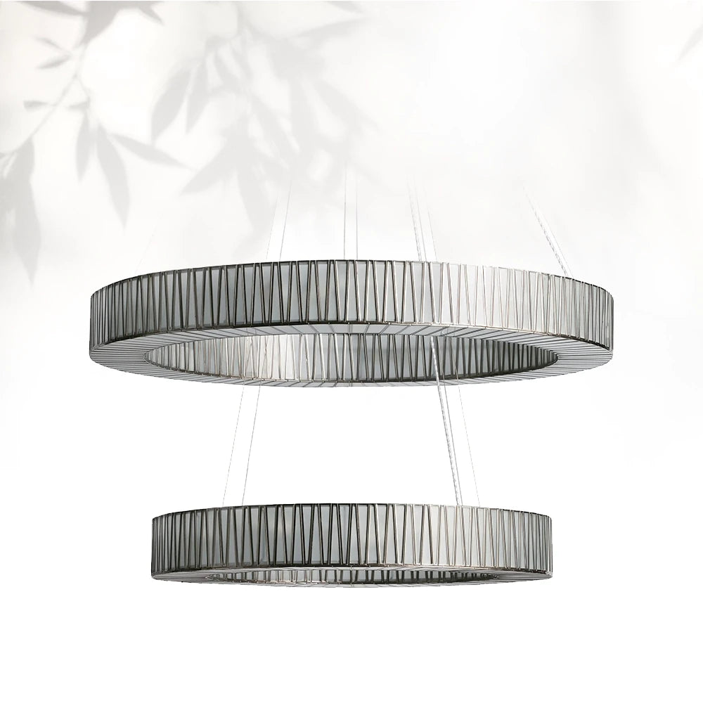 Jet 2-Tier Round Chandelier