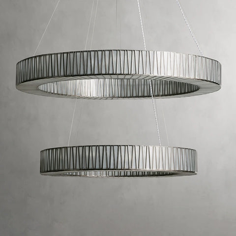 Jet 2-Tier Round Chandelier