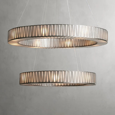 Jet 2-Tier Round Chandelier