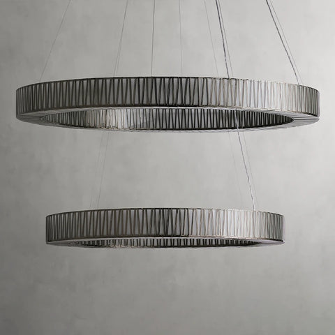 Jet 2-Tier Round Chandelier