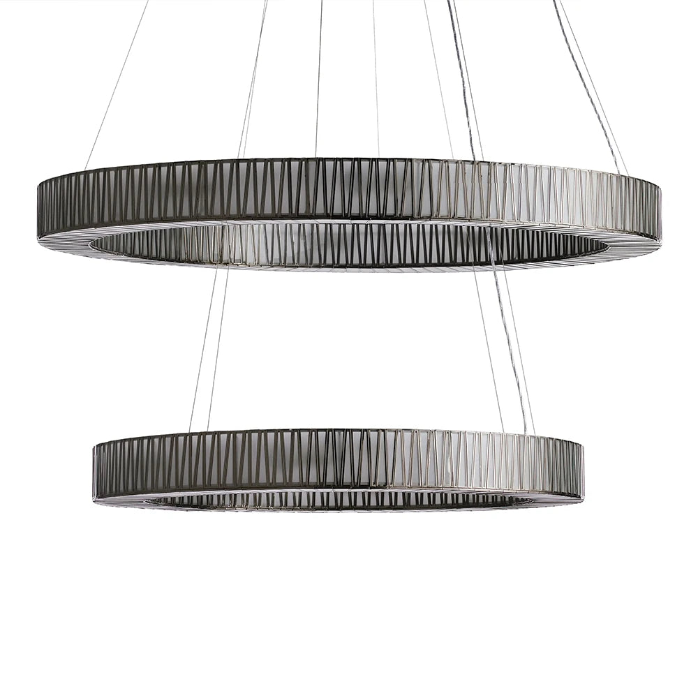 Jet 2-Tier Round Chandelier