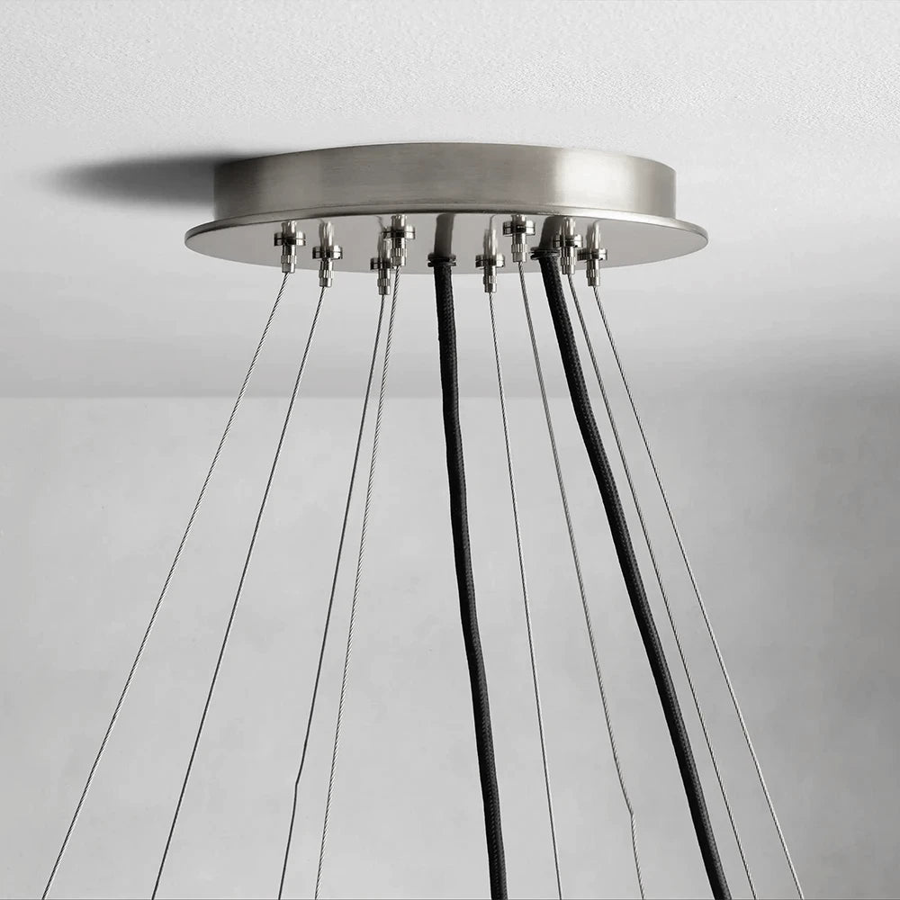 Jet 2-Tier Round Chandelier