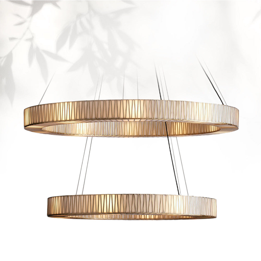 Jet 2-Tier Round Chandelier