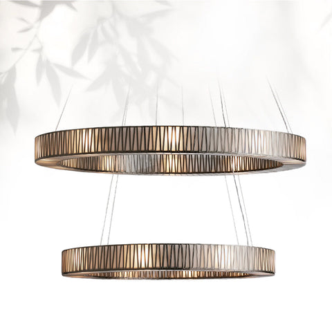 Jet 2-Tier Round Chandelier