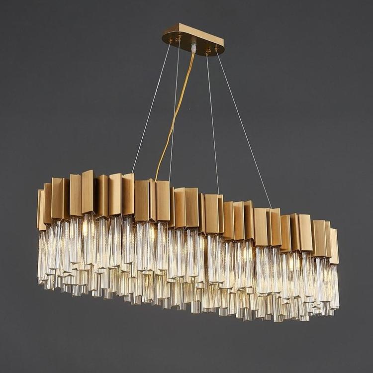 Housegent Kubica Oval Crystal Chandelier