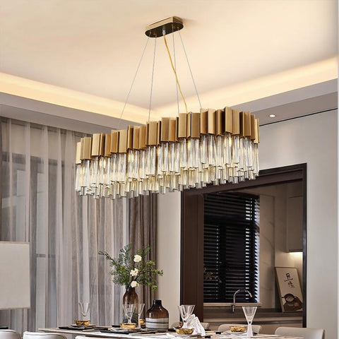 Housegent Kubica Oval Crystal Chandelier