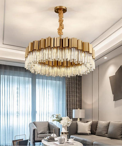 Housegent Kubica Round Crystal Chandelier