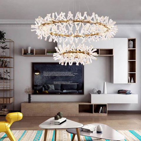 Housegent Kylia Ring Crystal Chandelier