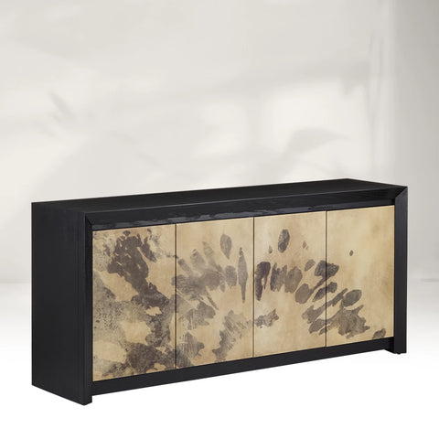 Karhat Faux Vellum Credenza