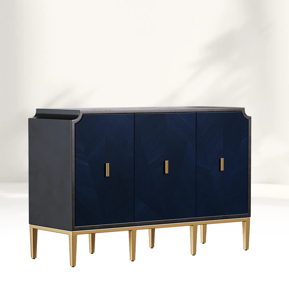 Kasta Wood & Brass Cabinet