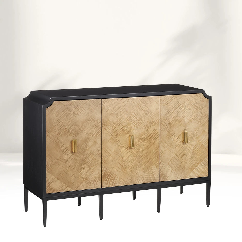 Kasta Wood & Brass Cabinet