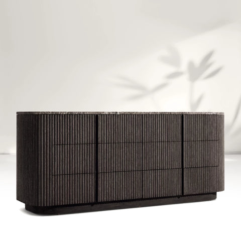 Katrina Modern Stone 6-Drawer Dresser