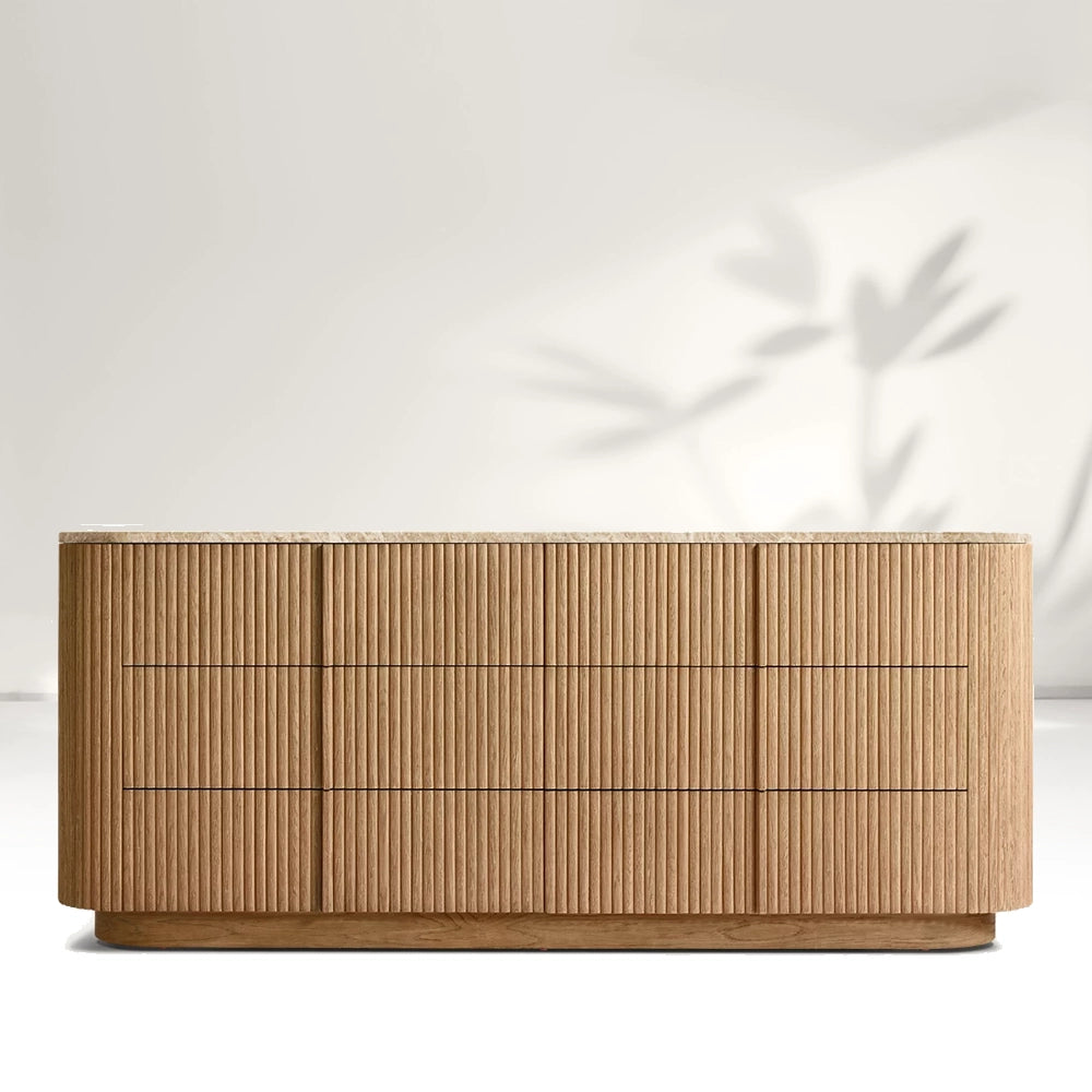 Katrina Modern Stone 6-Drawer Dresser