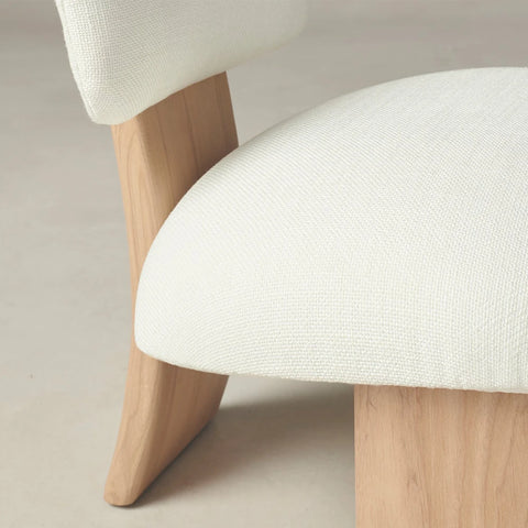 Kenmat Chair - Performance Textured Tweed Snow