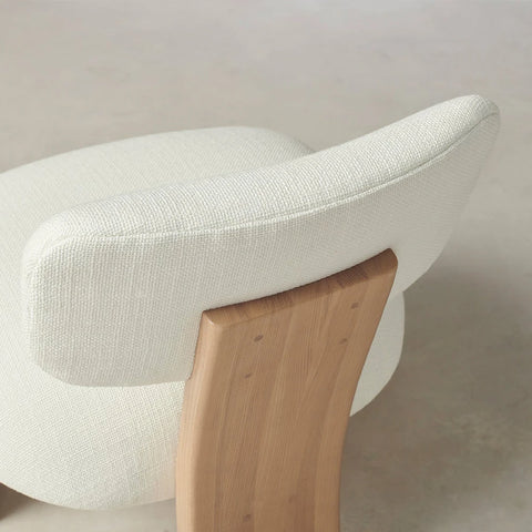 Kenmat Chair - Performance Textured Tweed Snow