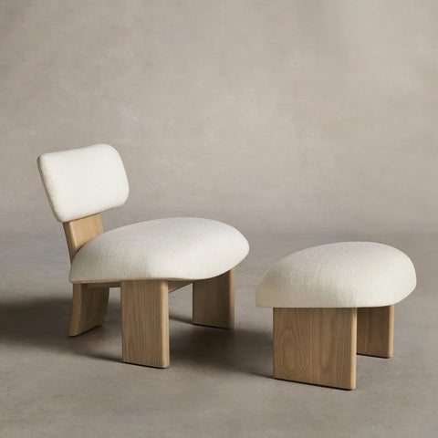 Kenmat Chair - Performance Textured Tweed Snow