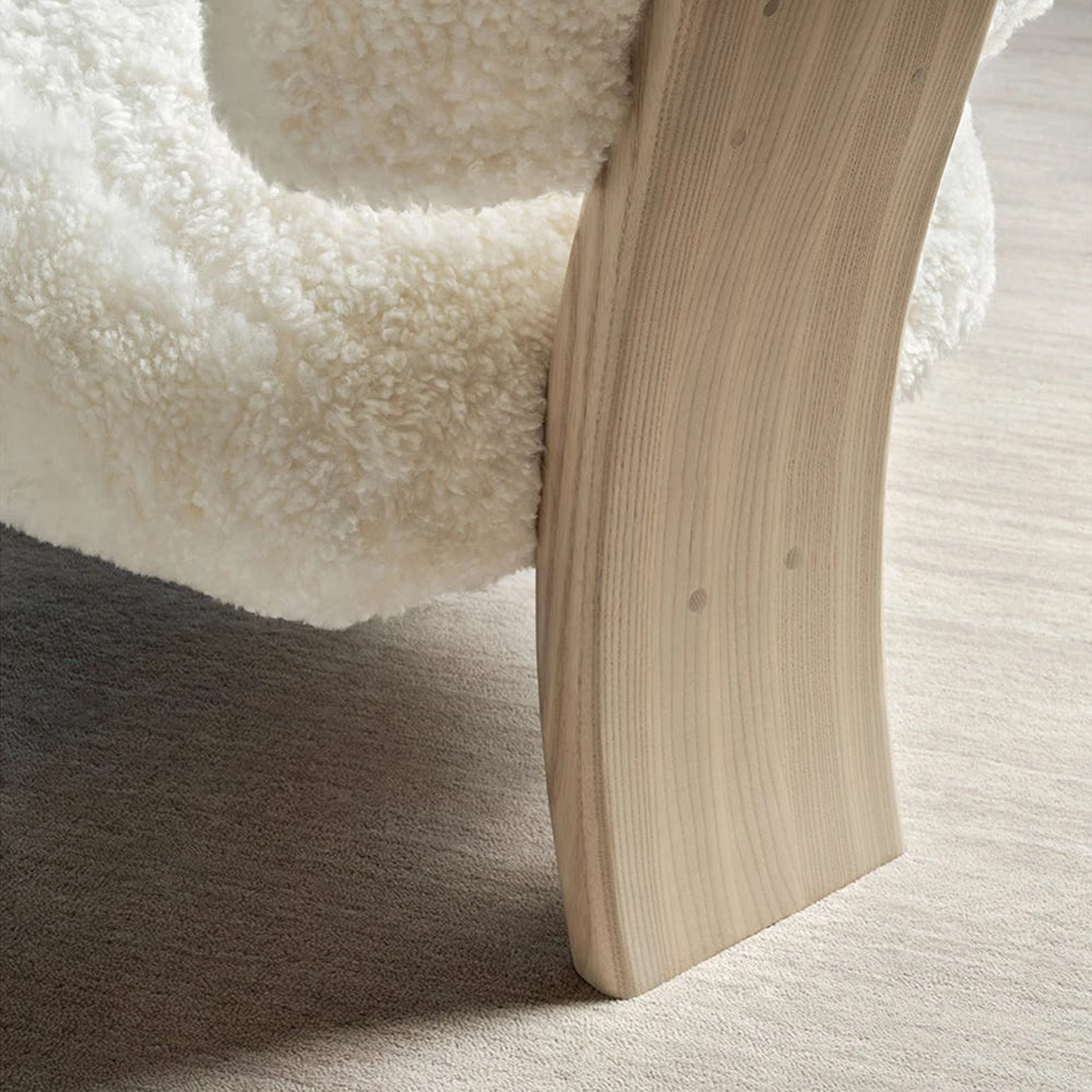 Kenmat Chair - Performance Textured Tweed Snow