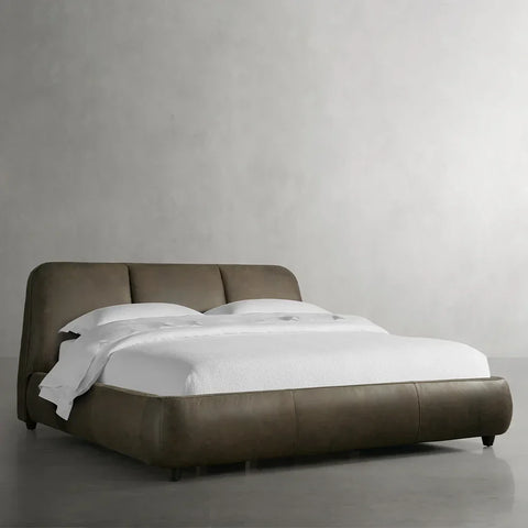 Kinnan Leather Bed
