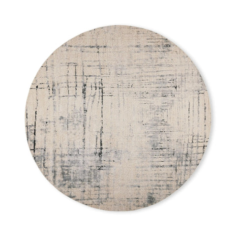 Leos Hand-Knotted Round Rug