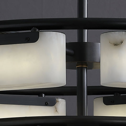 Leosley Modern Alabaster Fusion Chandelier