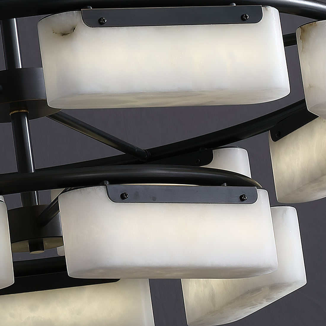 Leosley Modern Alabaster Fusion Chandelier