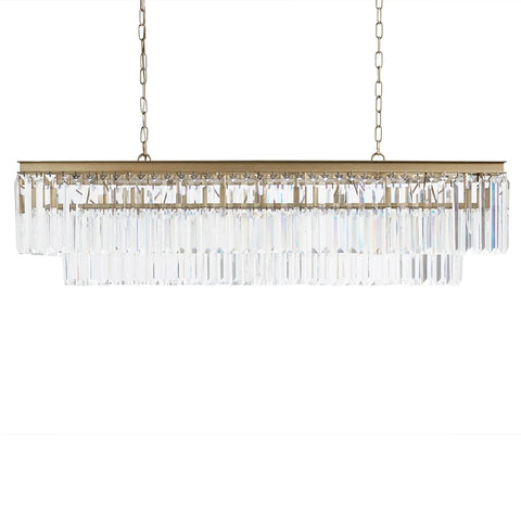 Leyard Tiered Rectangular Chandelier