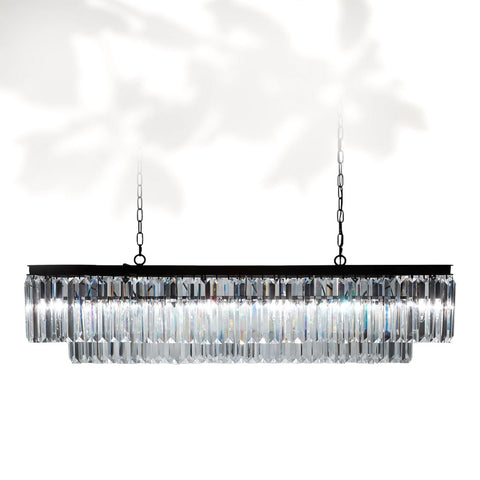 Leyard Tiered Rectangular Chandelier