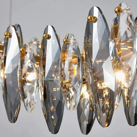 Housegent Serene Crystal Linear Chandelier L51"