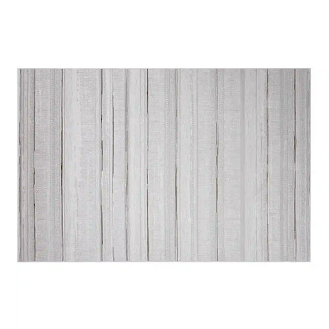 LiuJin Vertical Trace Abstract Ivory Area Rug
