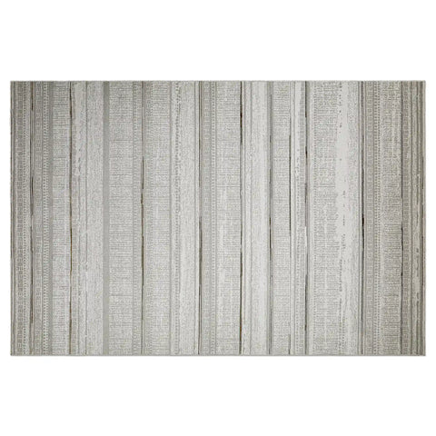 LiuJin Vertical Trace Abstract Ivory Area Rug