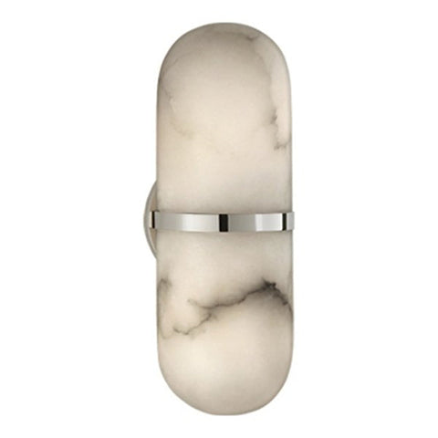 Lowell Melange Alabaster Pill Form Wall Sconce