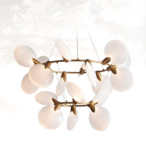 Lylor 2-Tiered Halo Chandelier