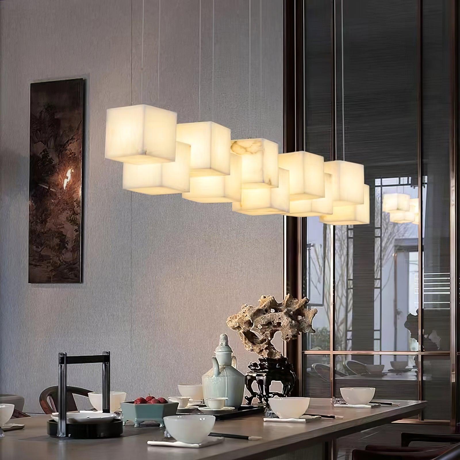 Alabaster Box Chandelier - Vakkerlight