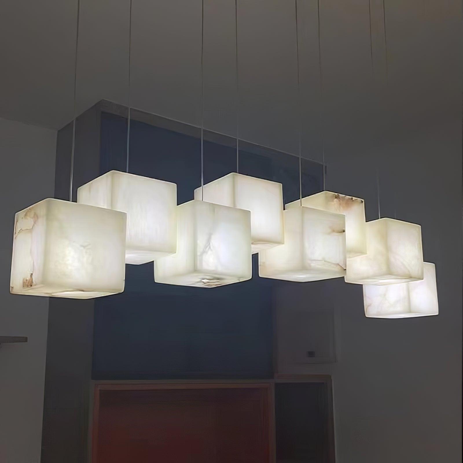 Alabaster Box Chandelier - Vakkerlight