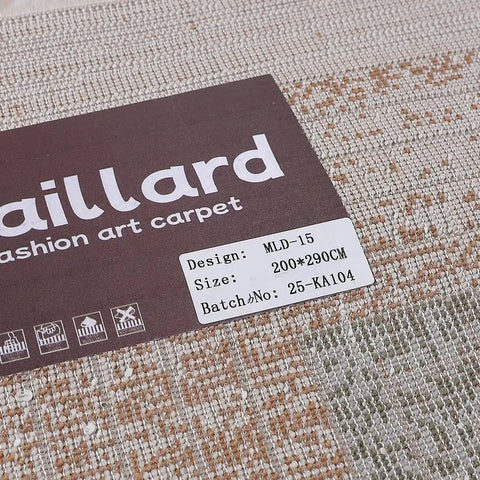 Meilade Framed Band Abstract Neutral Area Rug