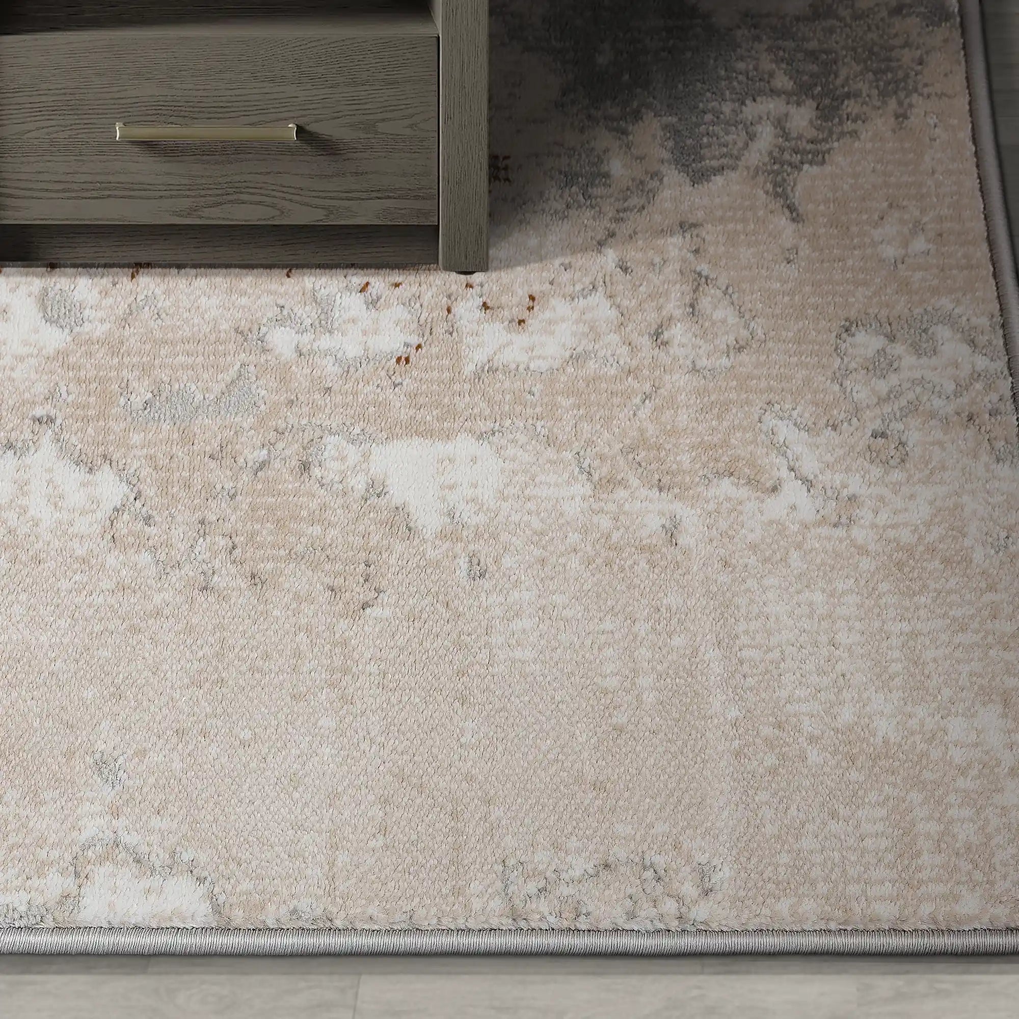 Meilade Soft Fragment Modern Living Area Rug