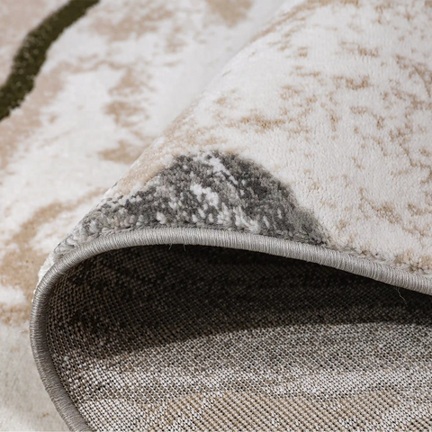 Meilade Stone Vein Abstract Neutral Area Rug