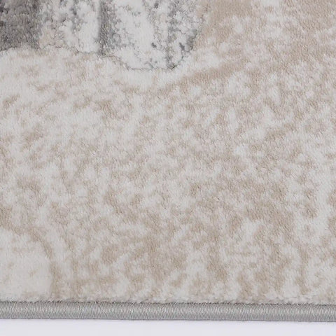 Meilade Stone Vein Abstract Neutral Area Rug