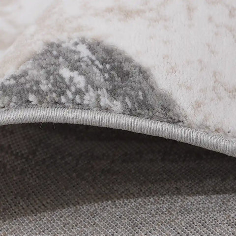 Meilade Stone Vein Abstract Neutral Area Rug