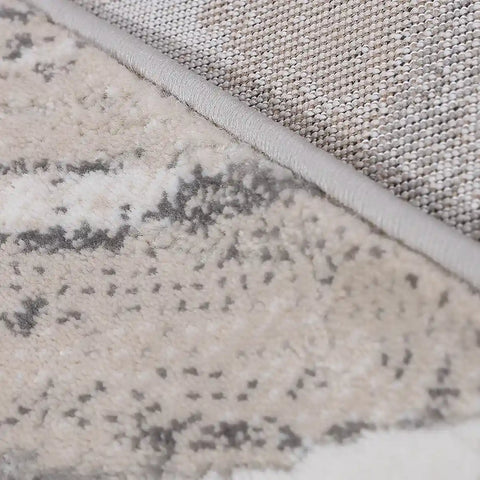 Meilade Stone Vein Abstract Neutral Area Rug
