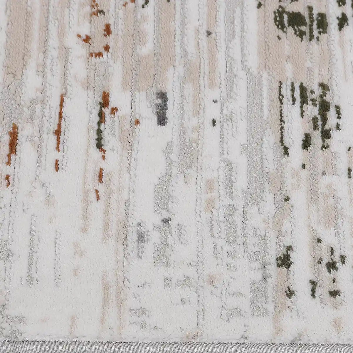 Meilade Warm Layered Textured Abstract Neutral Area Rug